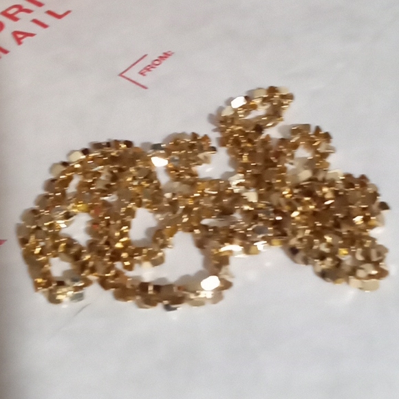 Koret  golden twinkle necklace and bracelet set, signed. - Picture 5 of 6